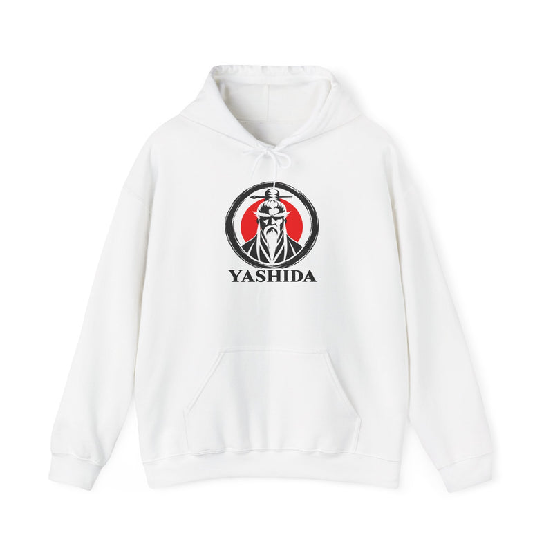 White Belt Emblem Hoodie